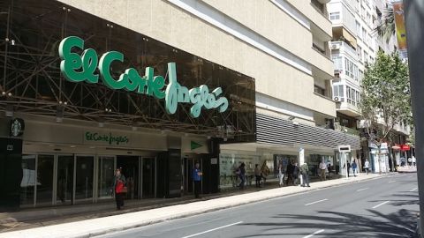 Edificio de El Corte Inglés en Federico Soto-Alicante 