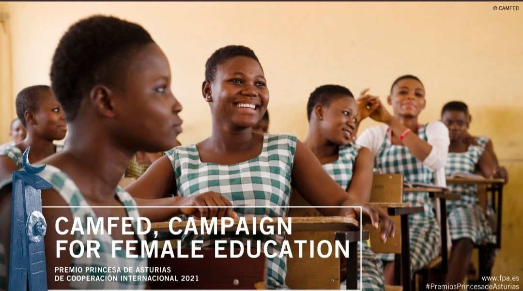 Camfed, organización a favor de la educación de las africanas, premio de Cooperación Internacional Camfed, organización a favor de la educación de las africanas, premio de Cooperación Internacional
