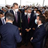 Aragonès no recibe a Felipe VI pero sí se saludan en un breve encuentro junto al presidente coreano