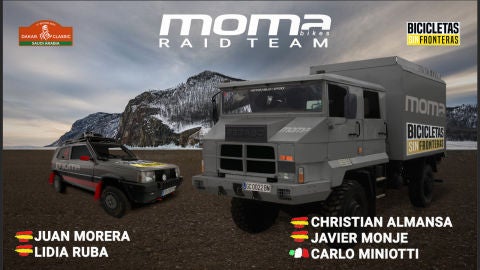 Equipo Moma en el Rally Par&iacute;s-Dakar
