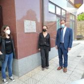 Laura Gutiérrez, edil de Bienestar Social, Melania Álvarez e Iván Allende