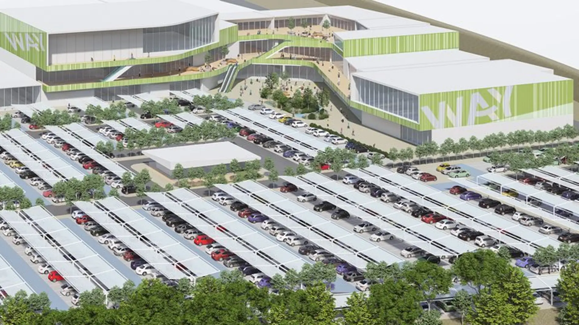 El centro comercial Way de Cáceres abrirá la primera fase dentro de un año con ofertas de ocio y compras
