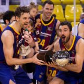 El Barcelona se proclama campeón de la ACB tras vencer el segundo partido al Real Madrid