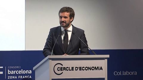Pablo Casado dice que no se hable de la Constituci&oacute;n c&oacute;mo venganza: "Qui&eacute;n tiene derecho a decidir, qui&eacute;n es catal&aacute;n?"