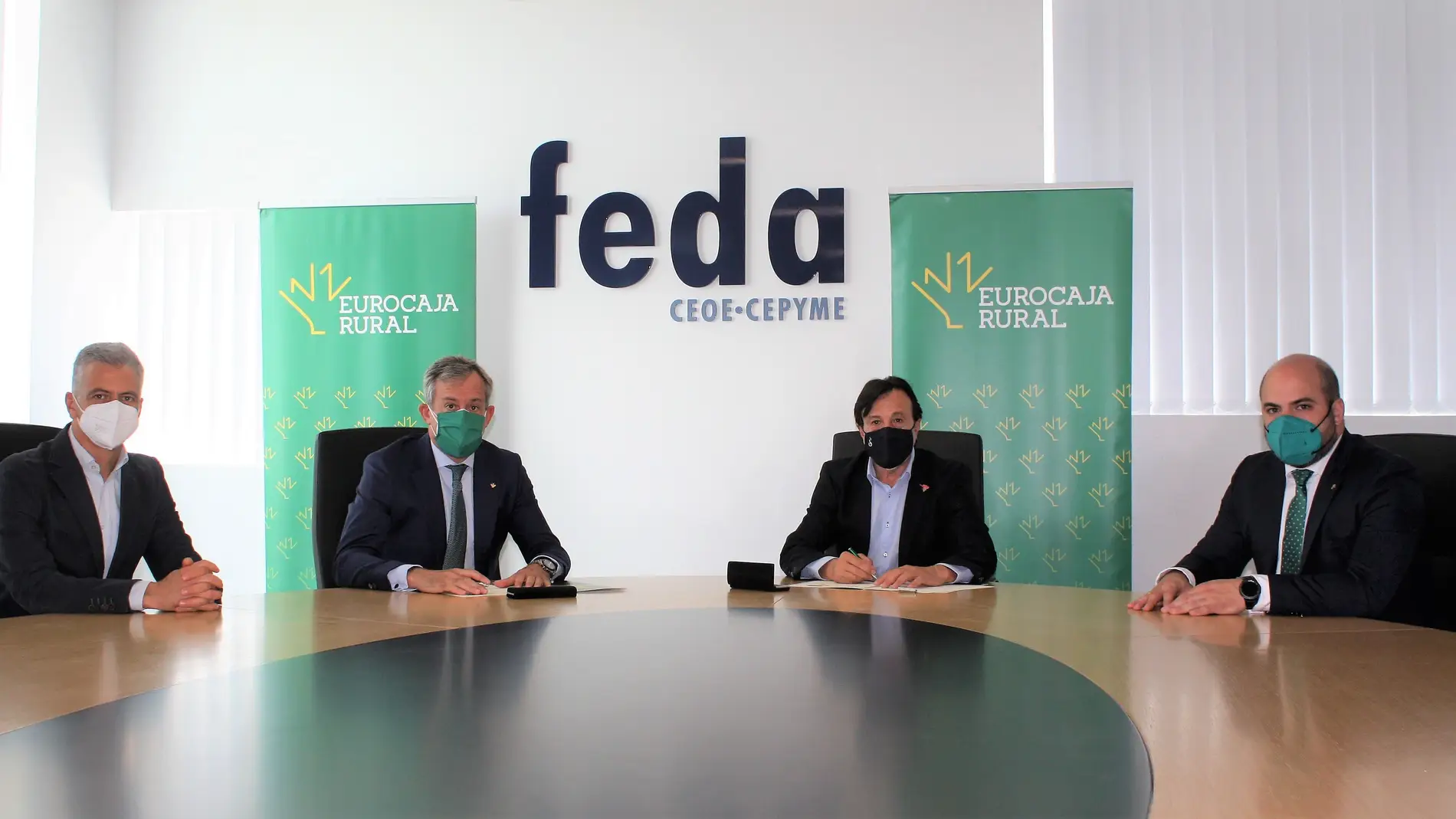 Convenio de colaboración entre Eurocaja Rural y FEDA