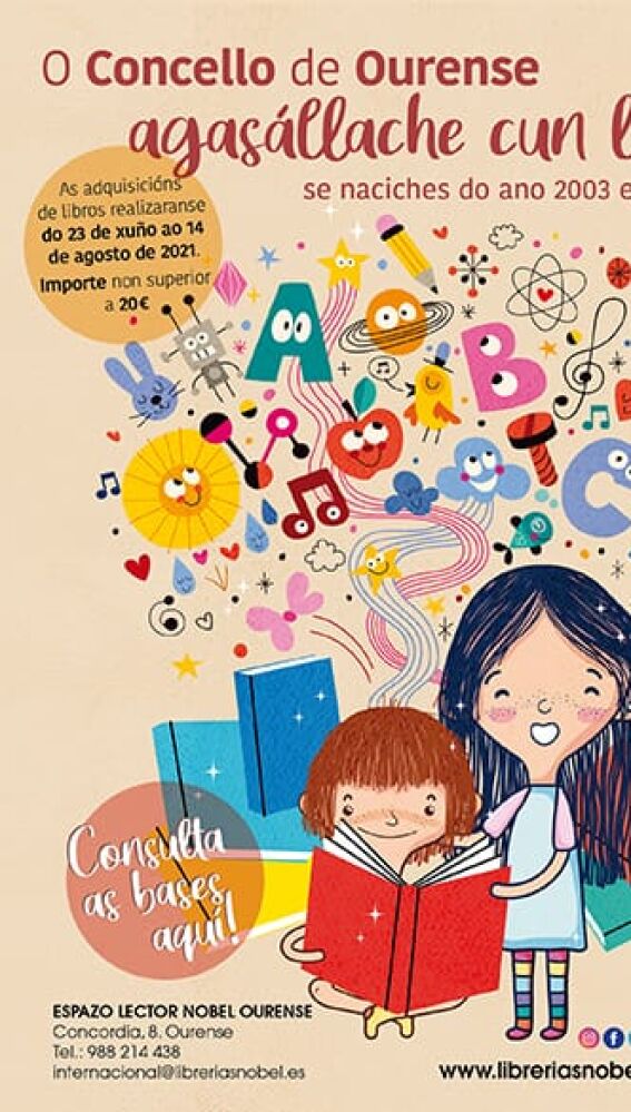 38 librarías adhírense a campaña de agasallos de libros a nenos/as