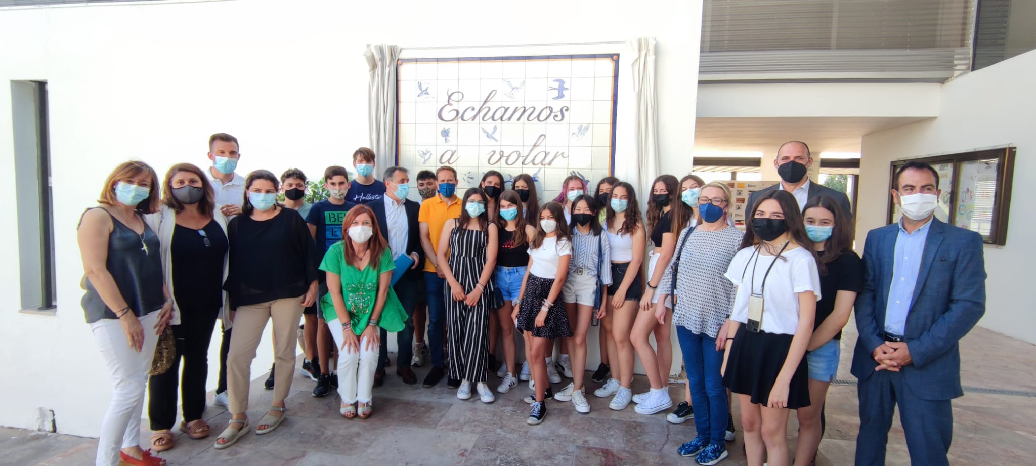 Se inaugura un nuevo mural cerámico en Talavera Se inaugura un nuevo mural cerámico en Talavera