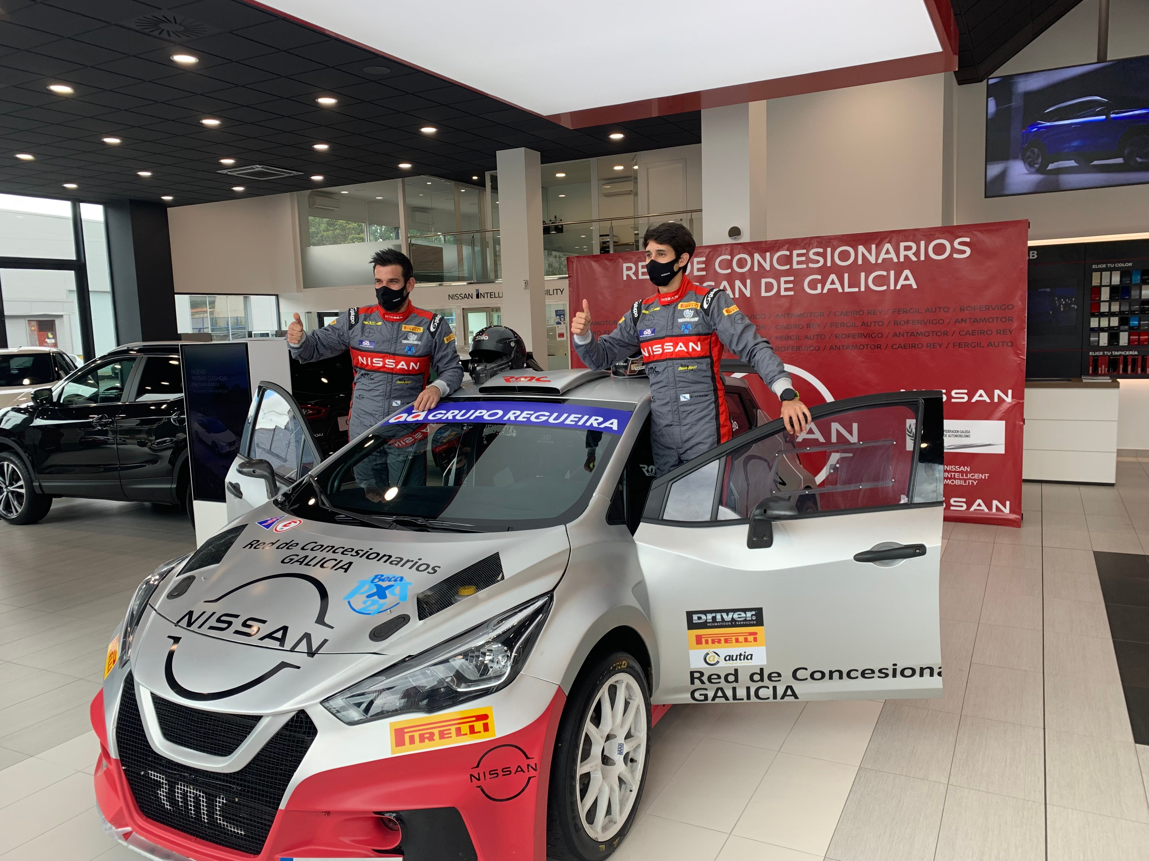El piloto Koke Garnelo, a bordo de un Nissan Micra, se convierte en una de las referencias en el Rallye Pontevedra El piloto Koke Garnelo, a bordo de un Nissan Micra, se convierte en una de las referencias en el Rallye Pontevedra