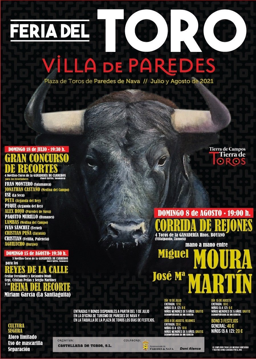 Paredes organiza tres festejos taurinos Paredes organiza tres festejos taurinos