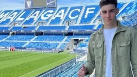 Roberto Fernández, juvenil del Málaga CF Roberto Fernández, juvenil del Málaga CF