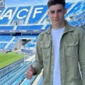 Roberto Fernández, juvenil del Málaga CF