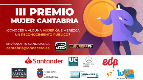 Cartel del III Premio Mujer Cantabria