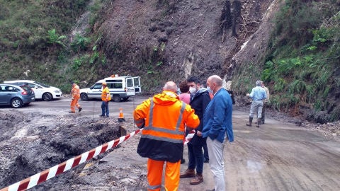 Consecuencias de las fuertes lluvias registradas en el oriente de Asturias