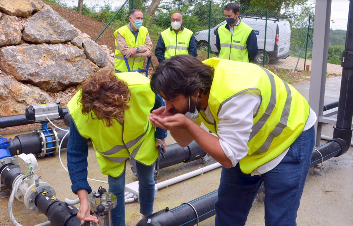 Inaugurada esta mañana la Estación de Tratamiento de Aguas Potables de Nueva de Llanes Inaugurada esta mañana la Estación de Tratamiento de Aguas Potables de Nueva de Llanes