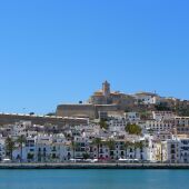 La antigua ciudad amurallada de Ibiza, Dalt Vila, declarada Patrimonio de la Humanidad por la UNESCO