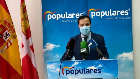 Eduardo Garc&iacute;a Villajos, portavoz del PP