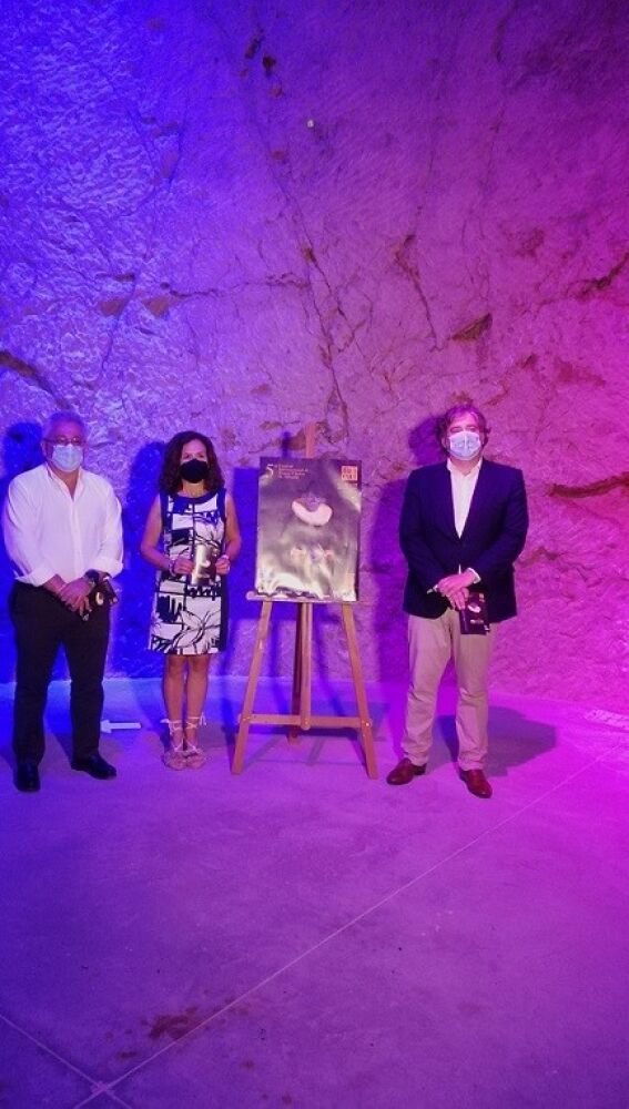 Manresa, Padilla y Sanz en el Museo de Aguas de Alicante 