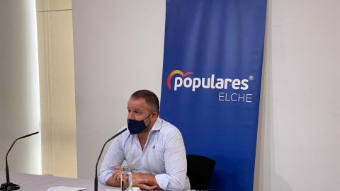 Pablo Ruz, portavoz del PP de Elche.