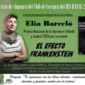 La escritora Elia Barceló, Premio Nacional de Literatura Infantil y Juvenil 2020, clausurará online el club 2020-2021 La escritora Elia Barceló, Premio Nacional de Literatura Infantil y Juvenil 2020, clausurará online el club 2020-2021