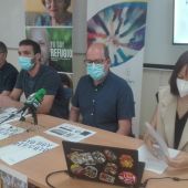 Responsables de Cepaim durante la rueda de prensa en Ciudad Real