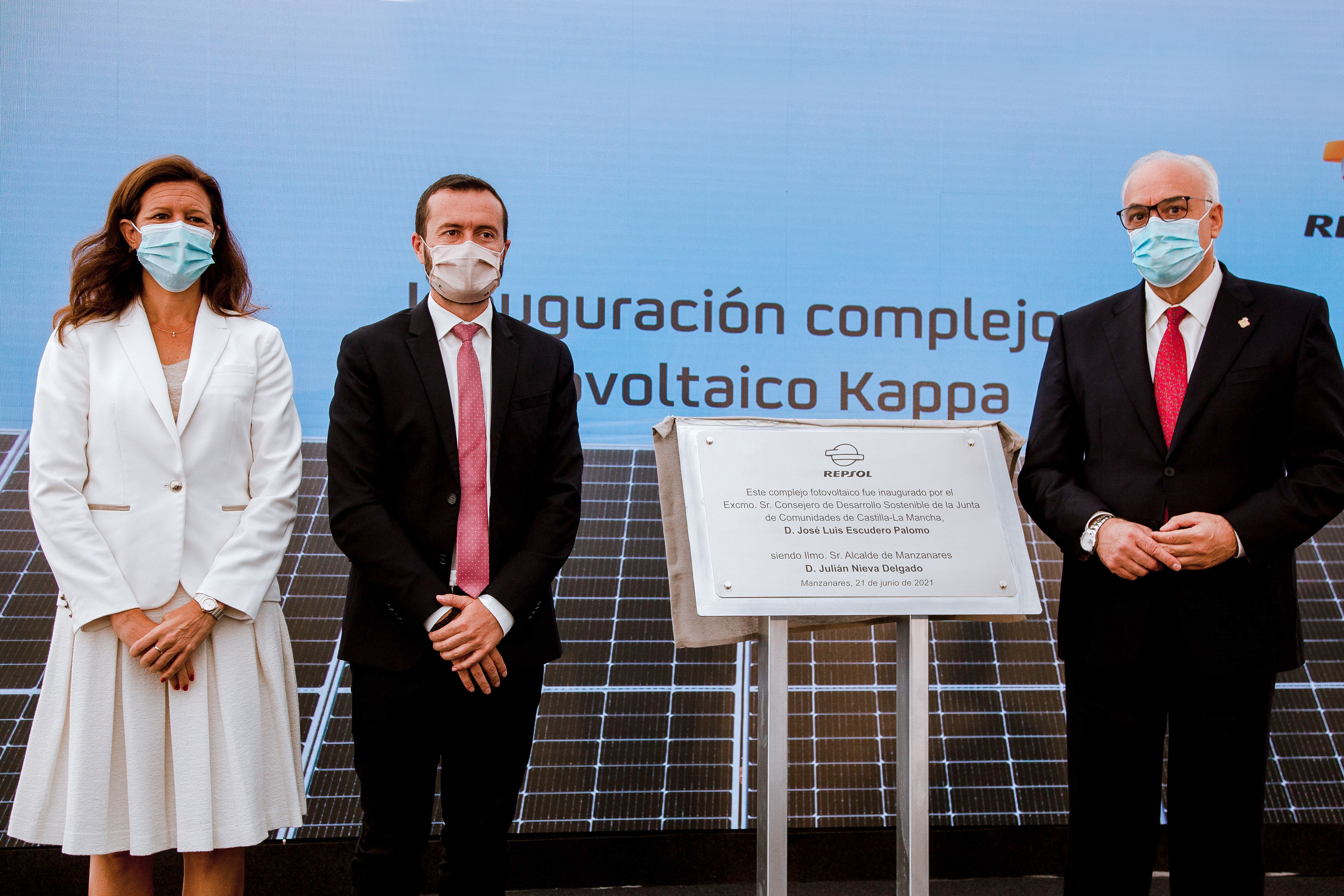 Repsol inaugura Kappa, su primer complejo fotovoltaico instalado en Manzanares Repsol inaugura Kappa, su primer complejo fotovoltaico instalado en Manzanares