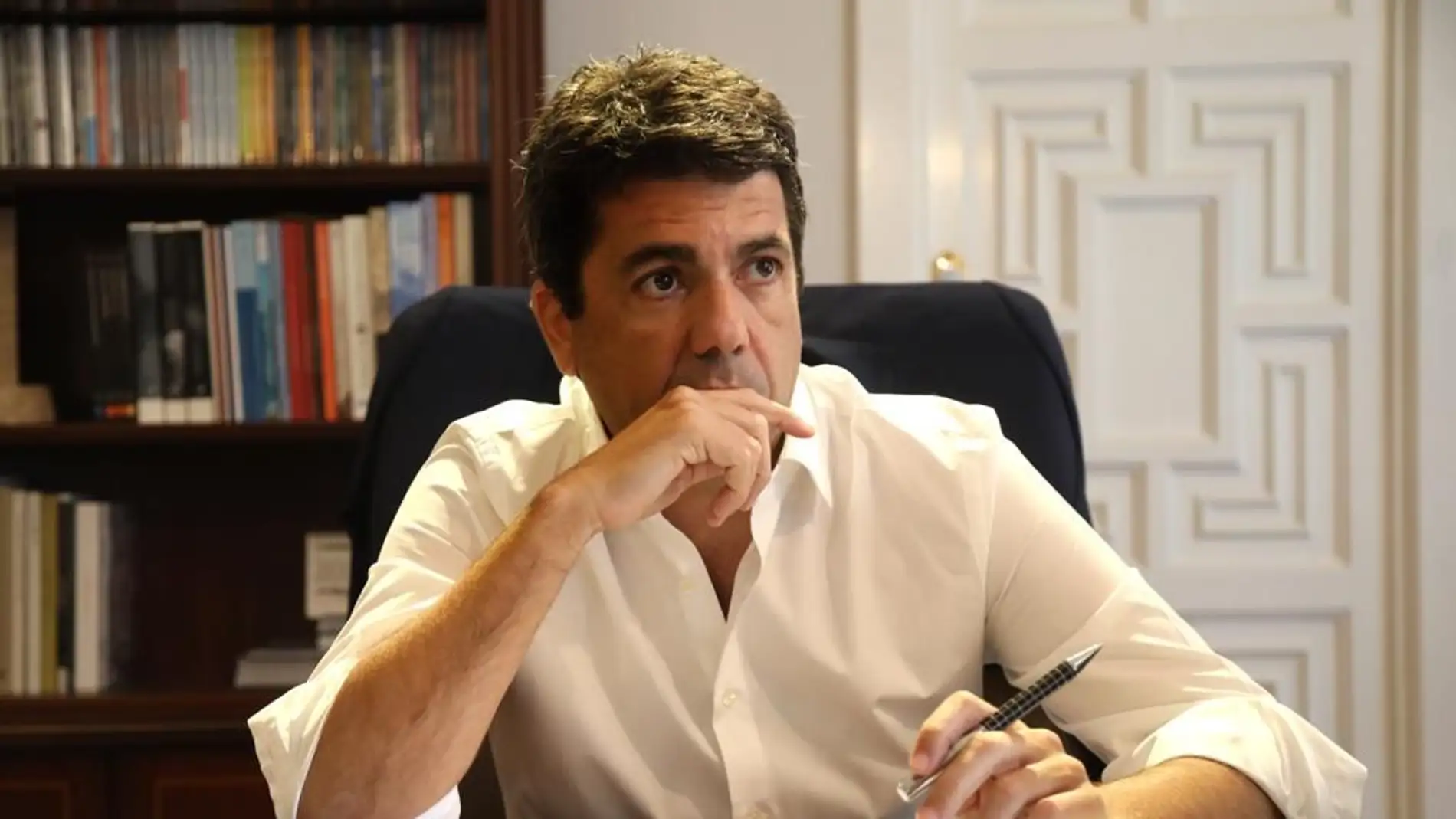 El presidente de la Diputación de Alicante, Carlos Mazón