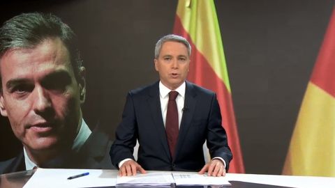 Vicente Vall&eacute;s critica el cambio de postura de S&aacute;nchez sobre los indultos
