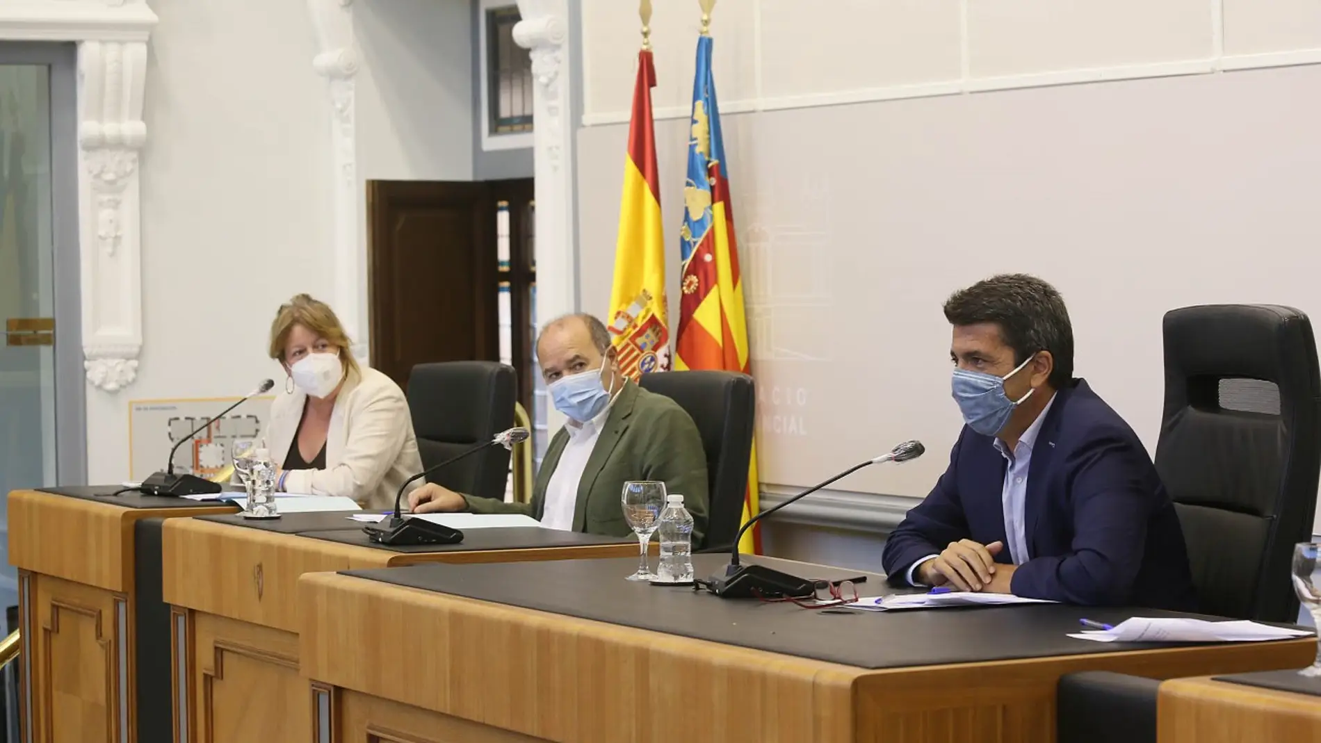 Serna, Melgarejo y Mazón en la Comisión Técnica del Agua 