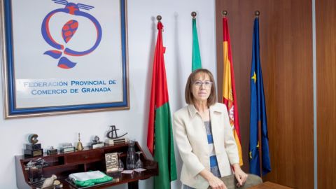 Mar&iacute;a Castillo, presidenta de la Federaci&oacute;n de Comercio de Granada