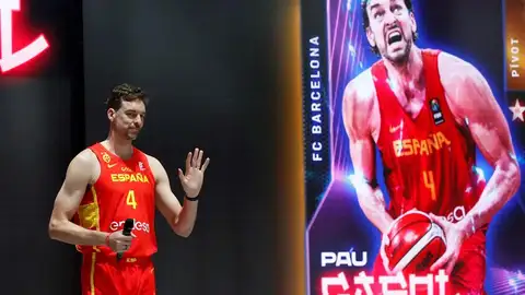 Pau Gasol en la presentación de la Selección para los JJOO Pau Gasol en la presentación de la Selección para los JJOO