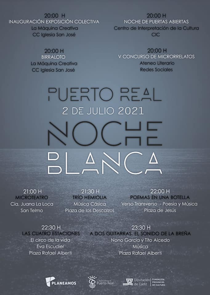 La noche blanca de Puerto Real se celebrará el 2 de julio La noche blanca de Puerto Real se celebrará el 2 de julio