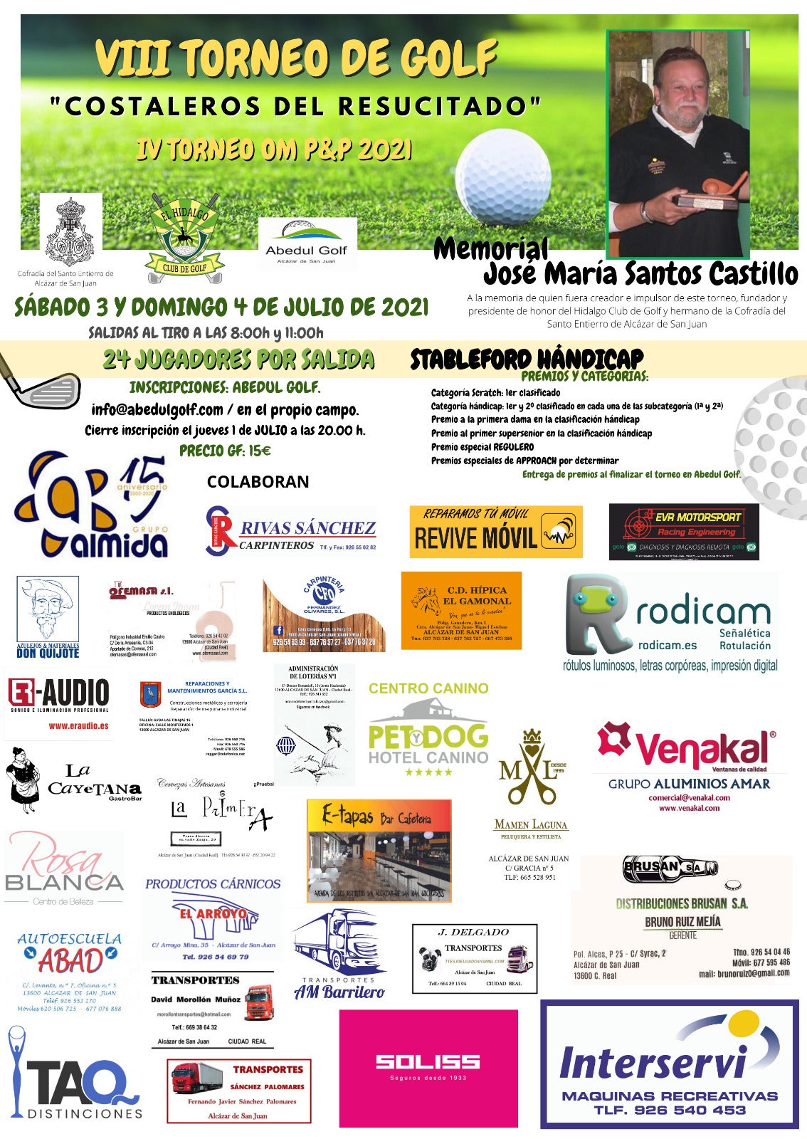 Este fin de semana se celebrará el Memorial José Santos Castillo en el Abedul Golf Este fin de semana se celebrará el Memorial José Santos Castillo en el Abedul Golf