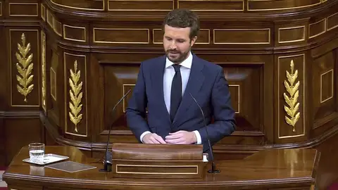 Las polémicas declaraciones de Pablo Casado sobre la Guerra Civil en el Pleno del Congreso Las polémicas declaraciones de Pablo Casado sobre la Guerra Civil en el Pleno del Congreso