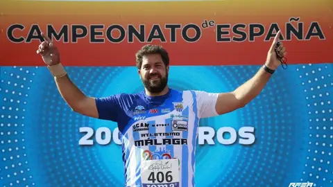 Borja Vivas, medalla de plata en el último Campeonato de España de su carrera Disputado en Getafe