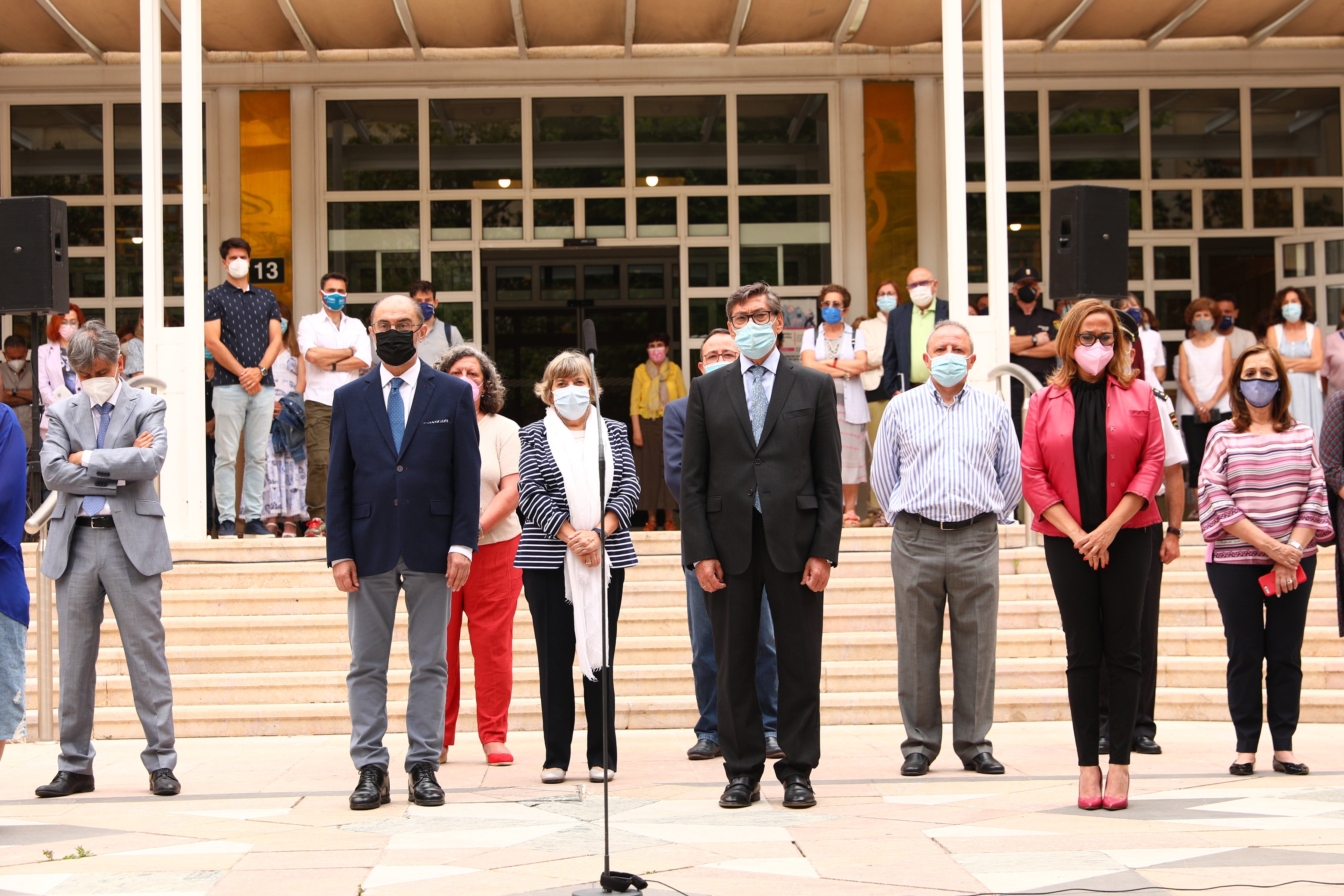 La sociedad aragonesa condena el asesinato machista en Barbastro La sociedad aragonesa condena el asesinato machista en Barbastro