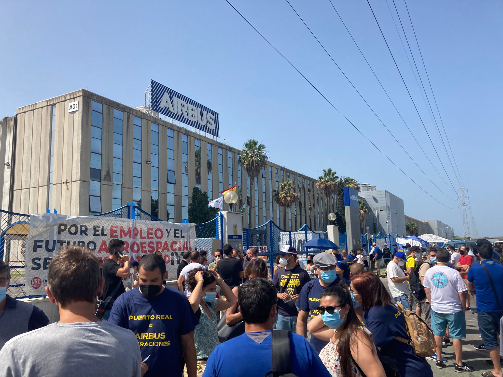 El traslado de Airbus Puerto Real a El Puerto comenzará después del verano El traslado de Airbus Puerto Real a El Puerto comenzará después del verano