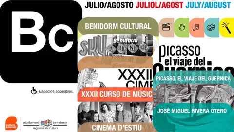 Benidorm Cultural amplía la programación de verano. Benidorm Cultural amplía la programación de verano.