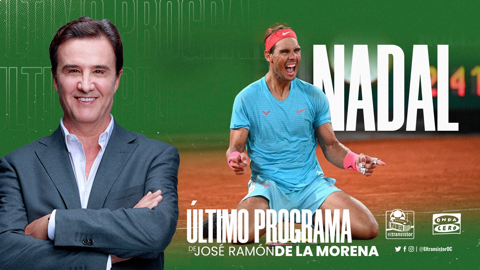 José Ramón de la Morena entrevista a Rafa Nadal en su despedida José Ramón de la Morena entrevista a Rafa Nadal en su despedida