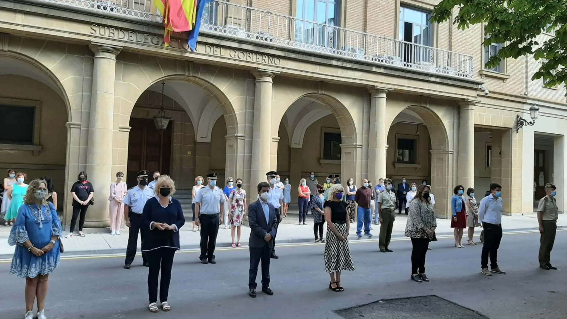 Huesca condena enérgicamente el crimen machista de Barbastro