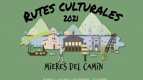 Cartel rutas culturales de Mieres Cartel rutas culturales de Mieres