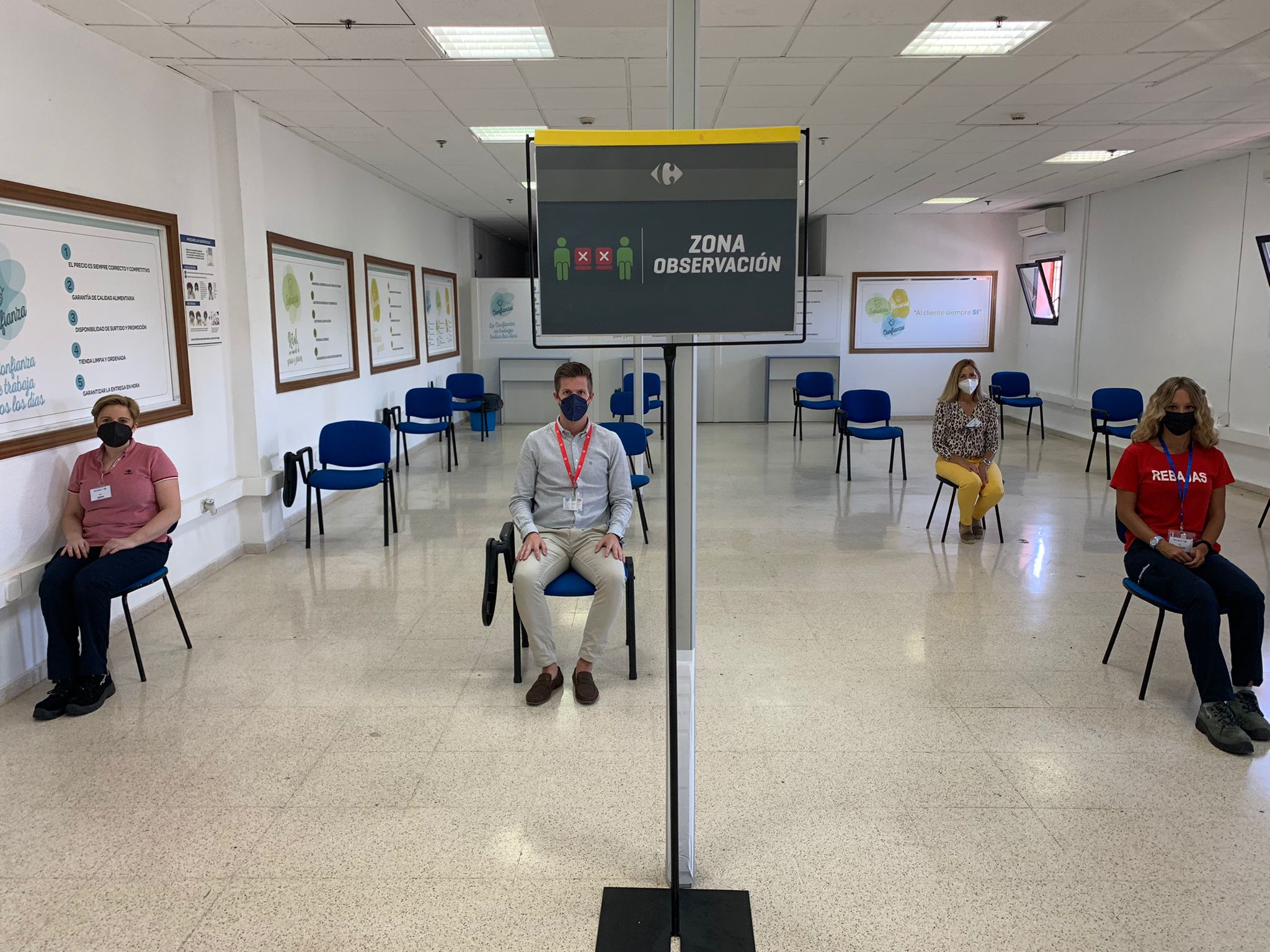 Carrefour ofrece un centro en Málaga para la vacunación de sus colaboradores Carrefour ofrece un centro en Málaga para la vacunación de sus colaboradores