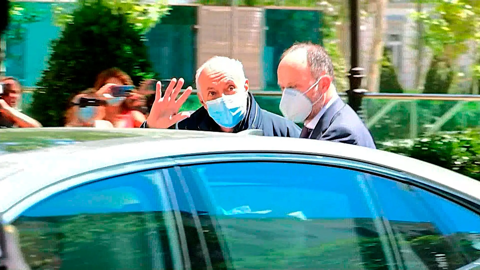 José Luis Moreno, a su salida de la sede de la Audiencia Nacional