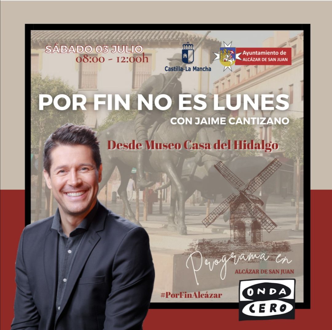 Jaime Cantizano avanza detalles sobre su programa en Alcázar Jaime Cantizano avanza detalles sobre su programa en Alcázar