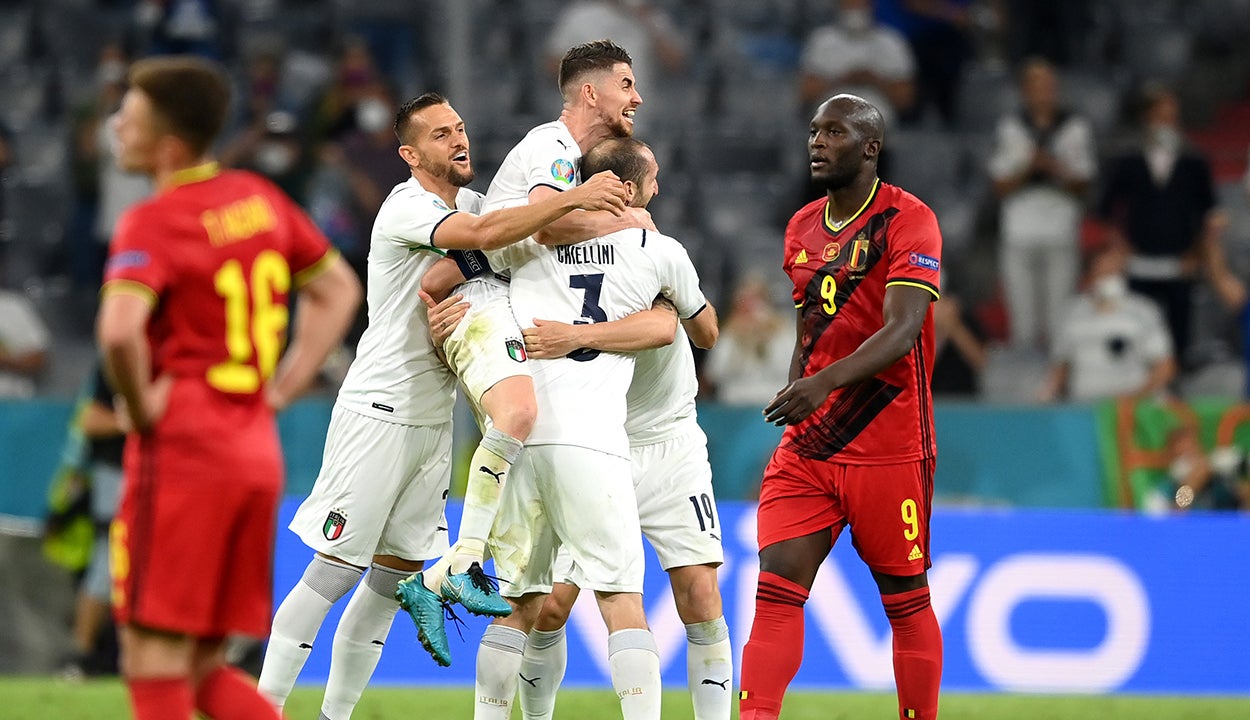 Italia elimina a Bélgica y se cita con España en las semifinales de la Eurocopa Italia elimina a Bélgica y se cita con España en las semifinales de la Eurocopa