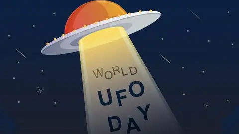 También conocido como World Ufo Day, promovido por miles de fervientes creyentes, seguidores e investigadores particulares dia mundial