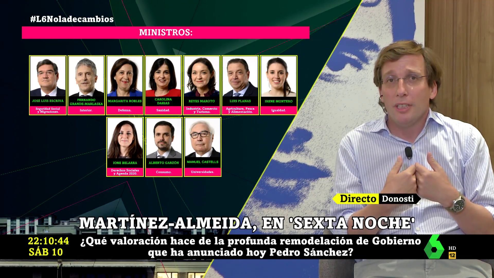Martínez-Almeida acusa a Sánchez de hacerse "una moción de censura a sí mismo" y reclama elecciones anticipadas Martínez-Almeida acusa a Sánchez de hacerse "una moción de censura a sí mismo" y reclama elecciones anticipadas