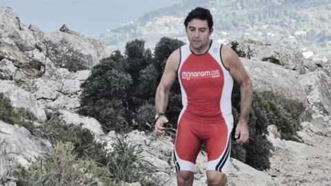 El triatleta Jos&eacute; Manuel Lopez