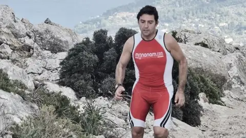 El triatleta José Manuel Lopez El triatleta José Manuel Lopez