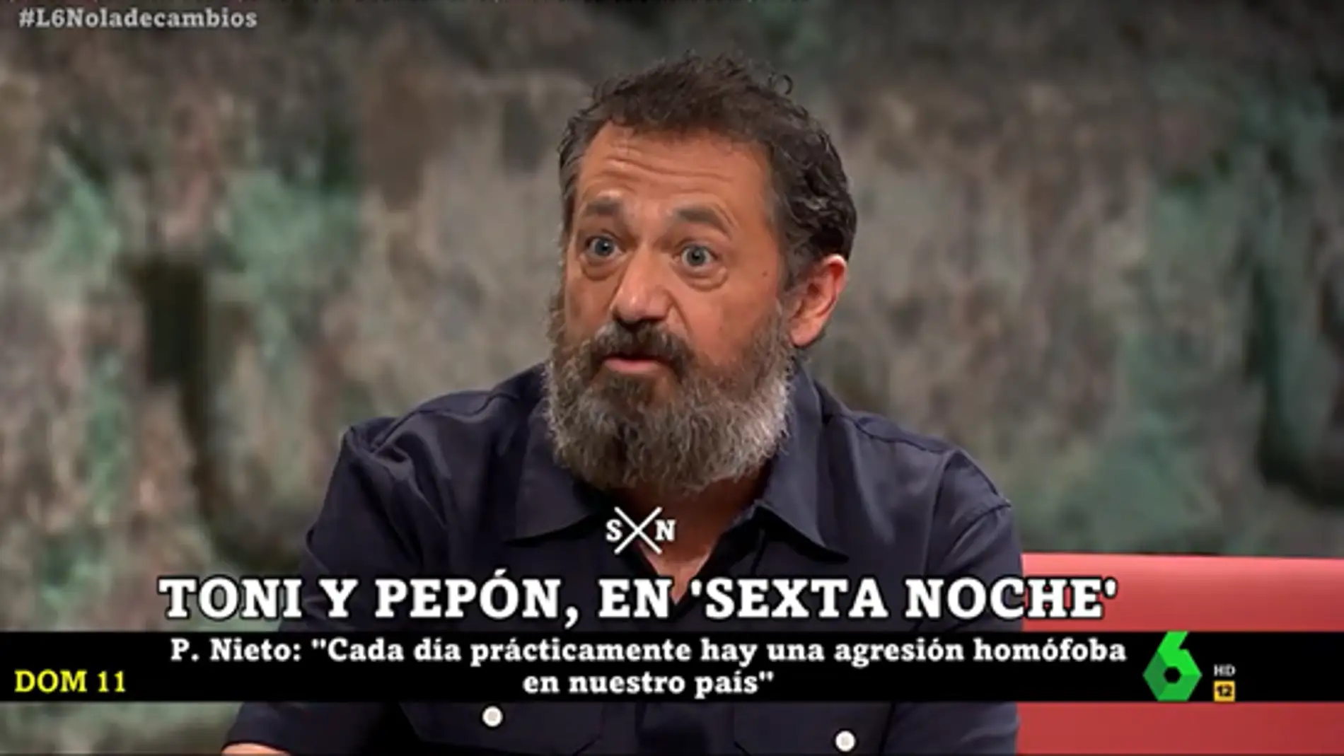 Pepón Nieto, sobre el asesinato de Samuel: "Se sienten legitimados por políticos que permiten que esto sea así" 