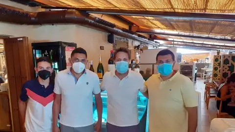 Basti desde el Asador Iñaki en Onda Deportiva Málaga Con Nahuel Briscek y Borja Gutiérrez
